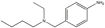 4-{[butyl(ethyl)amino]methyl}aniline Struktur