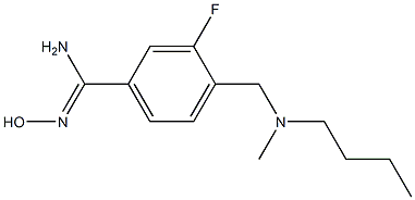 4-{[butyl(methyl)amino]methyl}-3-fluoro-N'-hydroxybenzenecarboximidamide