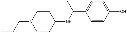 4-{1-[(1-propylpiperidin-4-yl)amino]ethyl}phenol