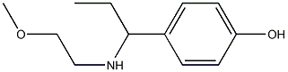 4-{1-[(2-methoxyethyl)amino]propyl}phenol