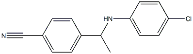 4-{1-[(4-chlorophenyl)amino]ethyl}benzonitrile