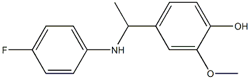 4-{1-[(4-fluorophenyl)amino]ethyl}-2-methoxyphenol