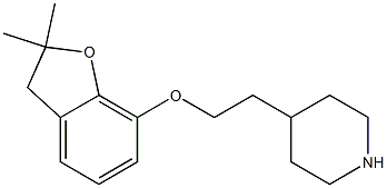 4-{2-[(2,2-dimethyl-2,3-dihydro-1-benzofuran-7-yl)oxy]ethyl}piperidine