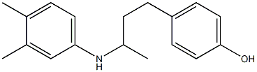 4-{3-[(3,4-dimethylphenyl)amino]butyl}phenol|