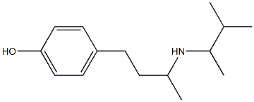 4-{3-[(3-methylbutan-2-yl)amino]butyl}phenol