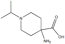 4-amino-1-isopropylpiperidine-4-carboxylic acid 结构式