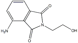 4-amino-2-(2-hydroxyethyl)-2,3-dihydro-1H-isoindole-1,3-dione Struktur