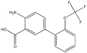 4-amino-2'-(trifluoromethoxy)-1,1'-biphenyl-3-carboxylic acid Structure