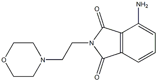 4-amino-2-[2-(morpholin-4-yl)ethyl]-2,3-dihydro-1H-isoindole-1,3-dione Structure