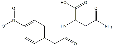 4-amino-2-{[(4-nitrophenyl)acetyl]amino}-4-oxobutanoic acid