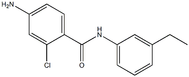 4-amino-2-chloro-N-(3-ethylphenyl)benzamide Structure