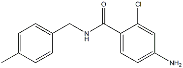 4-amino-2-chloro-N-(4-methylbenzyl)benzamide,,结构式