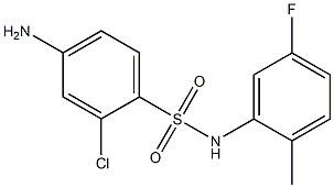 4-amino-2-chloro-N-(5-fluoro-2-methylphenyl)benzene-1-sulfonamide