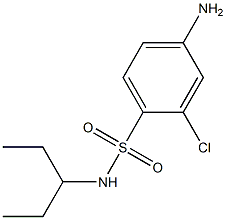 4-amino-2-chloro-N-(pentan-3-yl)benzene-1-sulfonamide|