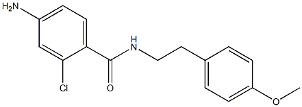 4-amino-2-chloro-N-[2-(4-methoxyphenyl)ethyl]benzamide