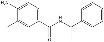 4-amino-3-methyl-N-(1-phenylethyl)benzamide,,结构式