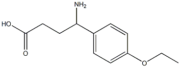 4-amino-4-(4-ethoxyphenyl)butanoic acid,,结构式