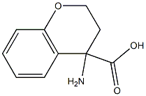 4-aminochromane-4-carboxylic acid 结构式