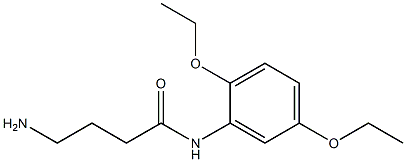 4-amino-N-(2,5-diethoxyphenyl)butanamide 化学構造式