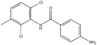 4-amino-N-(2,6-dichloro-3-methylphenyl)benzamide Structure