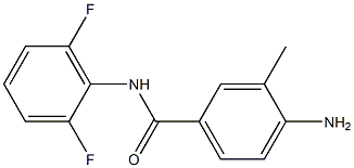 4-amino-N-(2,6-difluorophenyl)-3-methylbenzamide Structure