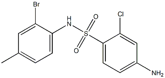 4-amino-N-(2-bromo-4-methylphenyl)-2-chlorobenzene-1-sulfonamide