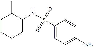 4-amino-N-(2-methylcyclohexyl)benzenesulfonamide,,结构式