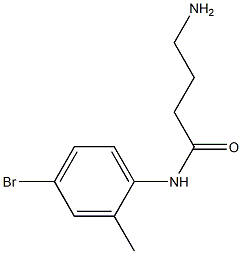 4-amino-N-(4-bromo-2-methylphenyl)butanamide