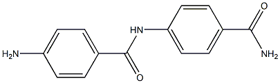 4-amino-N-(4-carbamoylphenyl)benzamide 化学構造式