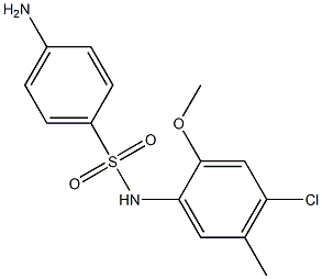 4-amino-N-(4-chloro-2-methoxy-5-methylphenyl)benzene-1-sulfonamide