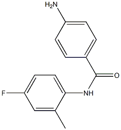 4-amino-N-(4-fluoro-2-methylphenyl)benzamide Structure