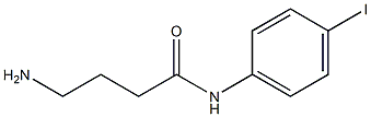 4-amino-N-(4-iodophenyl)butanamide Structure