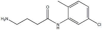 4-amino-N-(5-chloro-2-methylphenyl)butanamide Struktur