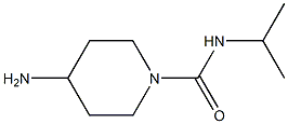 4-amino-N-(propan-2-yl)piperidine-1-carboxamide 化学構造式