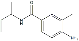 4-amino-N-(sec-butyl)-3-methylbenzamide Structure