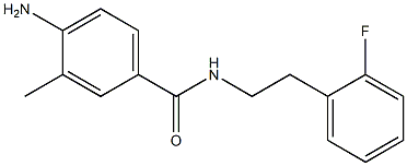 4-amino-N-[2-(2-fluorophenyl)ethyl]-3-methylbenzamide|