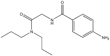 4-amino-N-[2-(dipropylamino)-2-oxoethyl]benzamide Structure