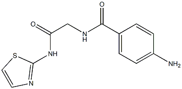 4-amino-N-[2-oxo-2-(1,3-thiazol-2-ylamino)ethyl]benzamide