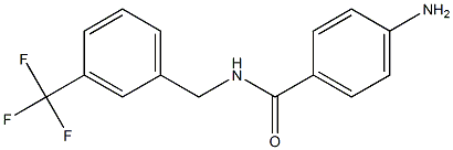 4-amino-N-{[3-(trifluoromethyl)phenyl]methyl}benzamide