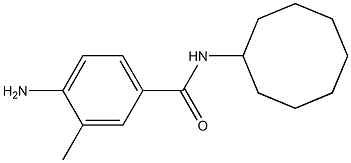4-amino-N-cyclooctyl-3-methylbenzamide,,结构式