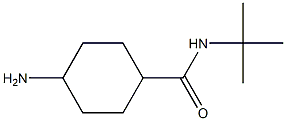 4-amino-N-tert-butylcyclohexane-1-carboxamide Struktur