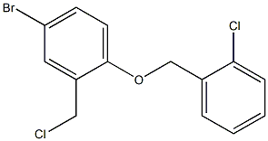 4-bromo-2-(chloromethyl)-1-[(2-chlorophenyl)methoxy]benzene Structure