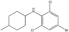 4-bromo-2,6-dichloro-N-(4-methylcyclohexyl)aniline