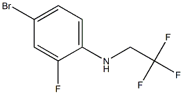 4-bromo-2-fluoro-N-(2,2,2-trifluoroethyl)aniline Structure