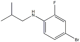 4-bromo-2-fluoro-N-(2-methylpropyl)aniline Structure