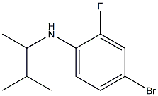 4-bromo-2-fluoro-N-(3-methylbutan-2-yl)aniline Structure