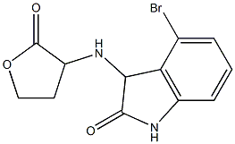 4-bromo-3-[(2-oxooxolan-3-yl)amino]-2,3-dihydro-1H-indol-2-one|