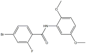 4-bromo-N-(2,5-dimethoxyphenyl)-2-fluorobenzamide