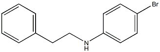 4-bromo-N-(2-phenylethyl)aniline,,结构式