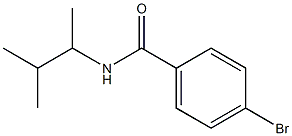4-bromo-N-(3-methylbutan-2-yl)benzamide Struktur
